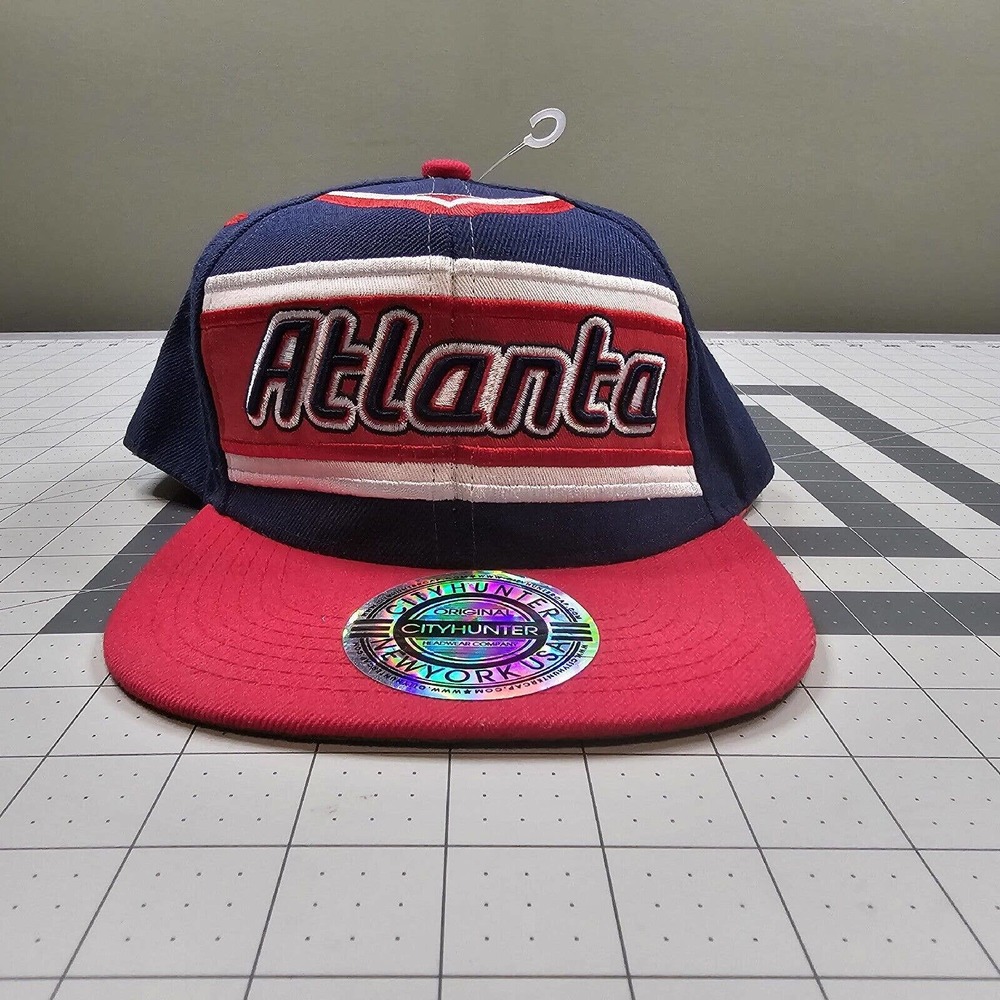 Atlanta Braves Snapback Hat Cap Cityhunter Retro 70s Streetwear MLB Baseball